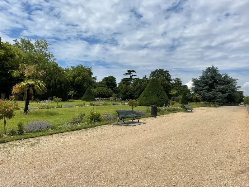 The gardens back at the Corderie Royale in Rochefort