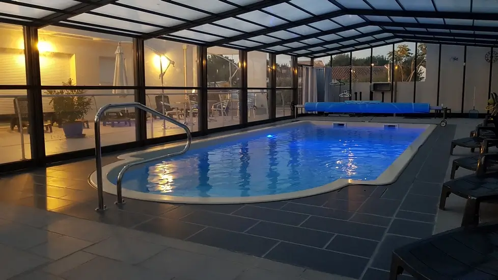 Fouras La Rochelle Charente-maritime location maison vacances avec piscine la nuit